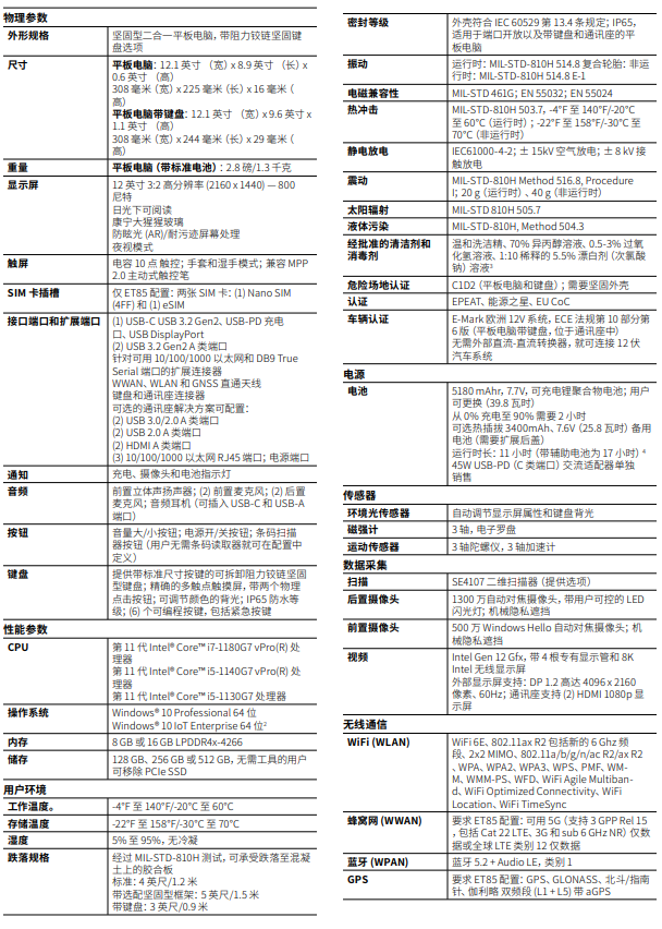 国产精品欧美黄色网络 斑马T80/ET85工业平板电脑详细参数